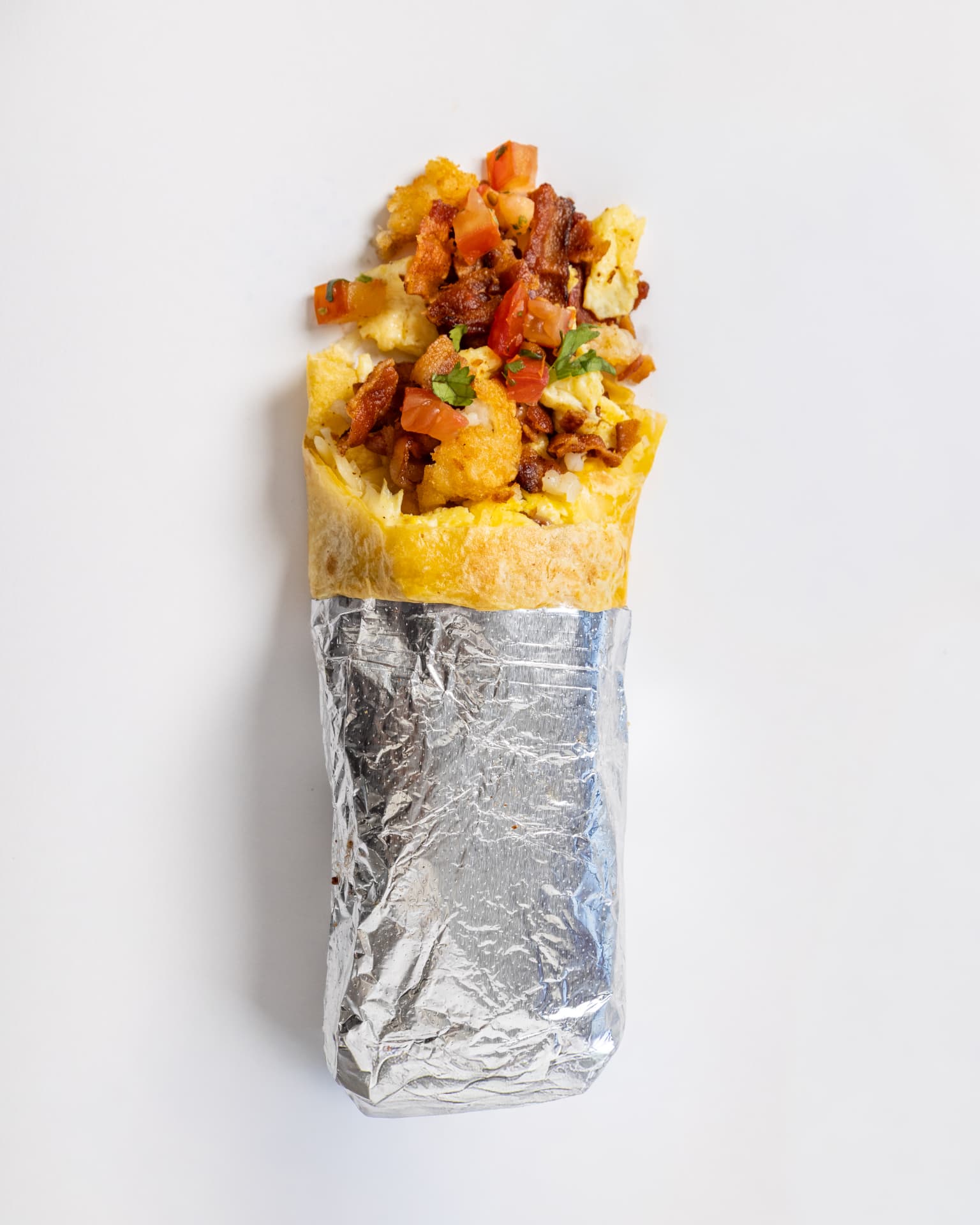 Bacon & Egg Breakfast Burrito
